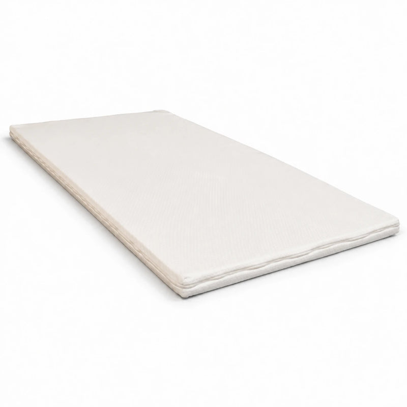 Surmatelas à mémoire de forme, vue de trois quarts