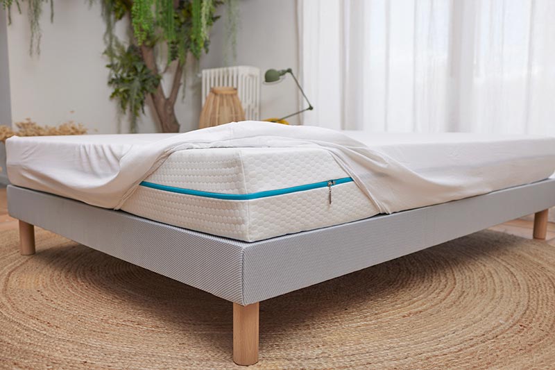 Protège-matelas imperméable à l'eau Protège-matelas Housse de rangement en  plastique Sacs de lit