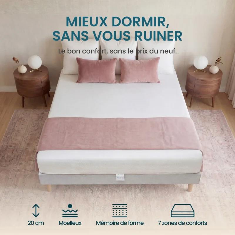 Mieux dormir sans vous ruiner avec le matelas tout doux