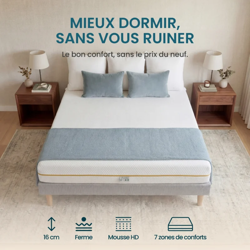 Mieux dormir sans vous ruiner avec le matelas universel