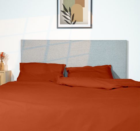 matelas drap couleur rouille