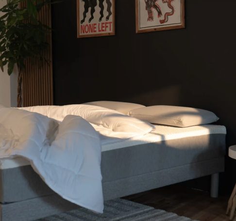 lit avec couette